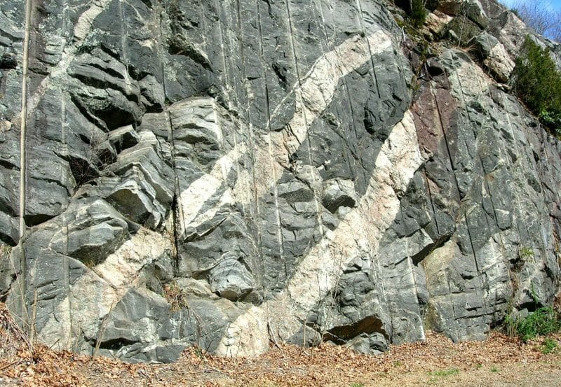 Image result for images of an igneous pegmatite dike