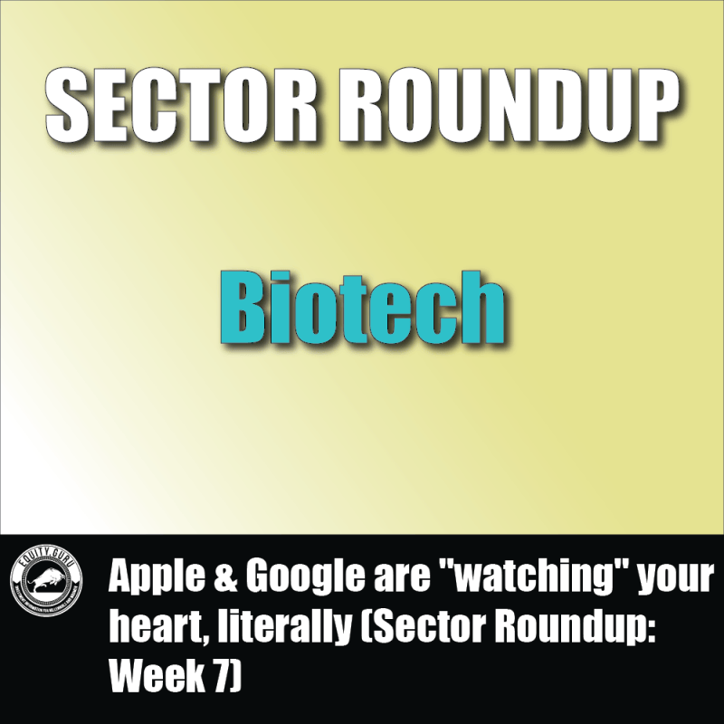 Apple & Google are watching your heart, literally (Sector Roundup Week 7)