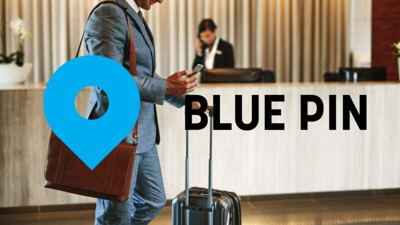 Blue Pin Graphic