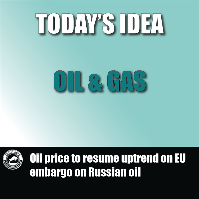 Oil price to resume uptrend on EU embargo on Russian oil