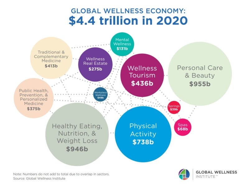 Wellness market graphic