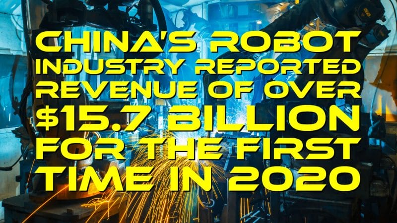 china robot revenue graphic