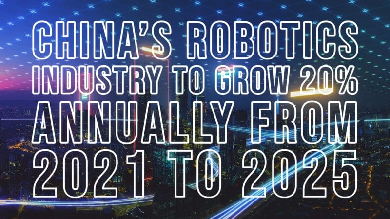 China robotics industry growth graphic