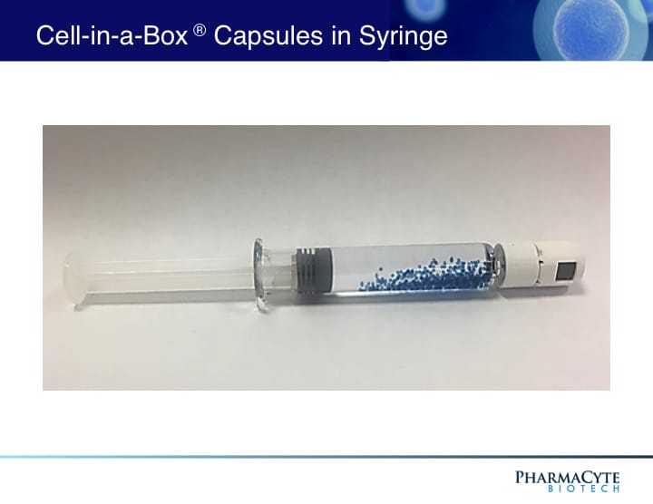 PharmaCyte Cell in a Box