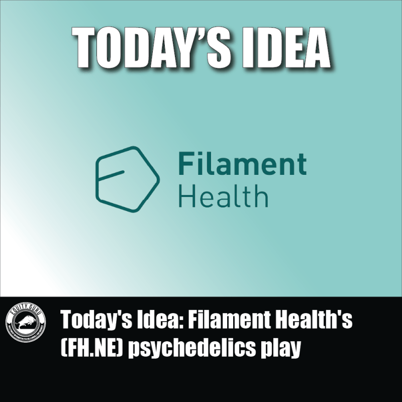 Today's Idea Filament Health's (FH.NE) psychedelics play