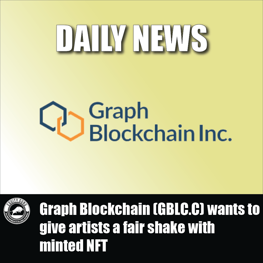 Graph Blockchain (GBLC.C) wants to give artists a fair shake with minted NFT