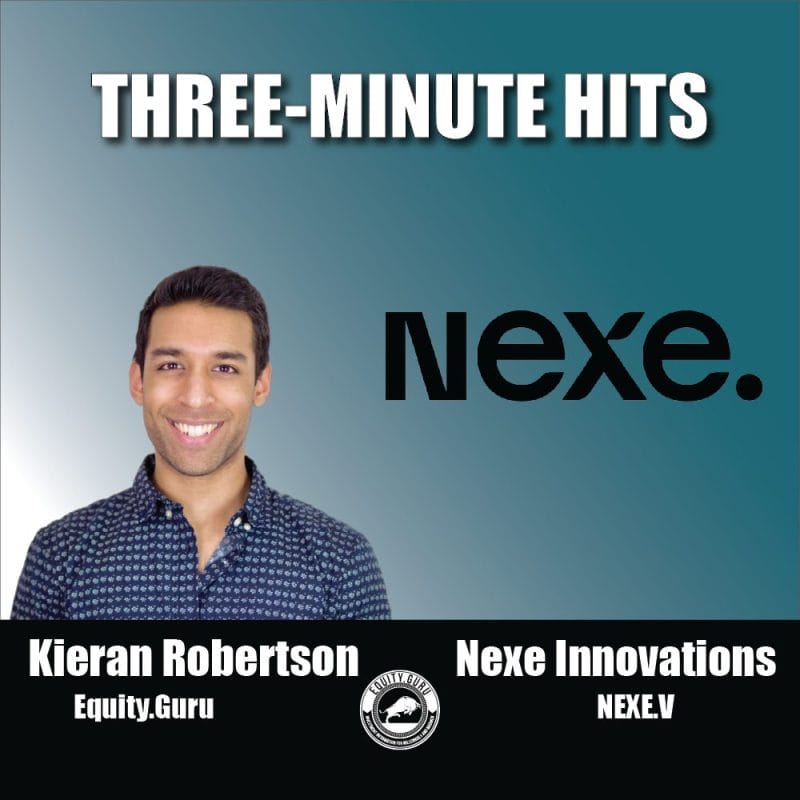 Nexe Innovations (NEXE.V) - Three Minute Hits Video