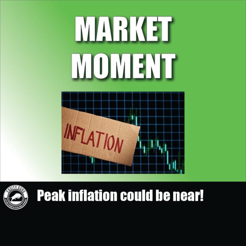 Peak inflation could be near!