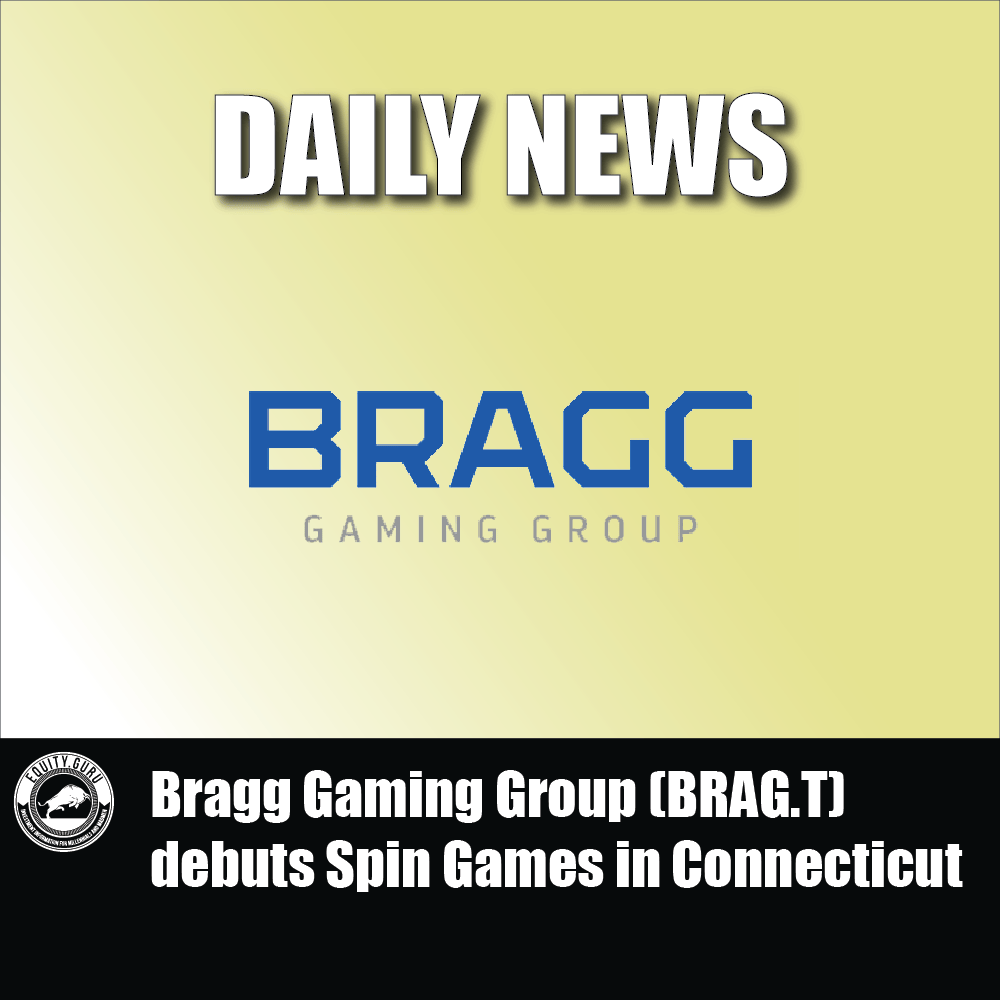Bragg Gaming Group (BRAG.T) debuts Spin Games in Connecticut