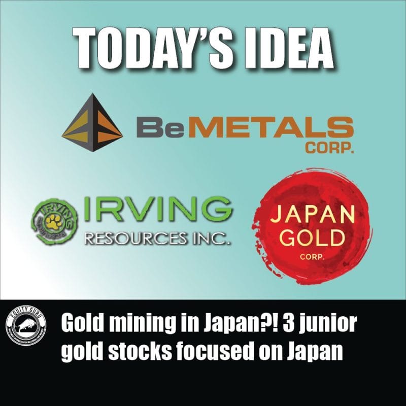 Gold mining in Japan! 3 junior gold stocks focused on Japan