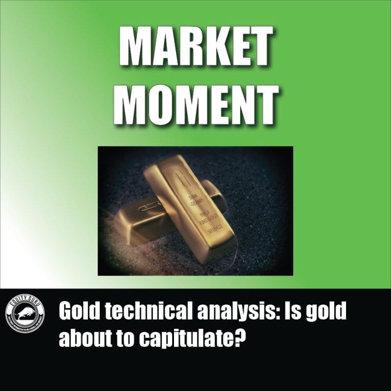 Gold technical analysis: Is gold about to capitulate?