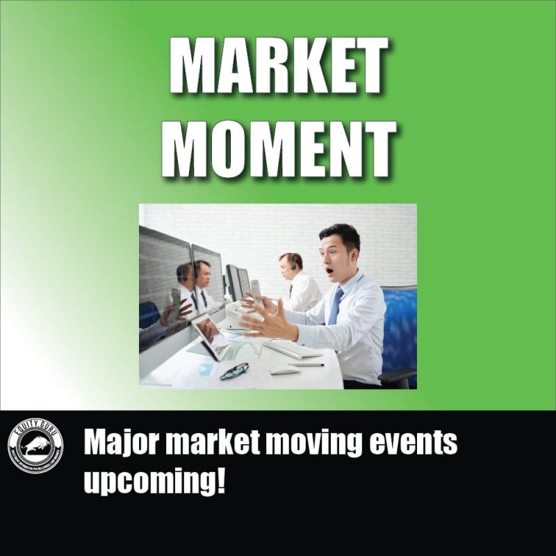 Major market moving events upcoming!