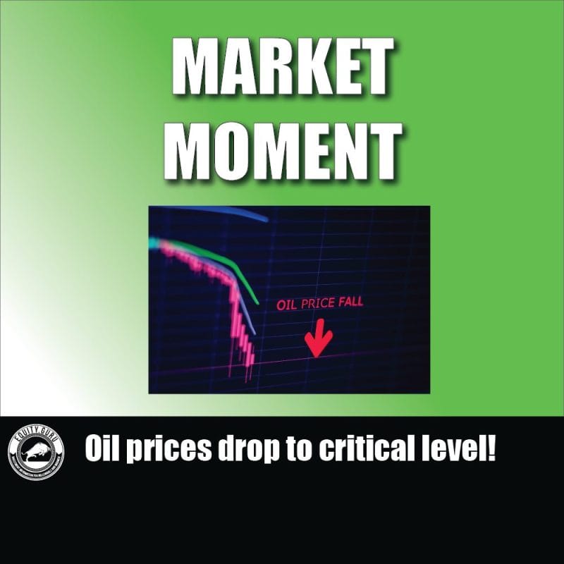 Oil prices drop to critical level!