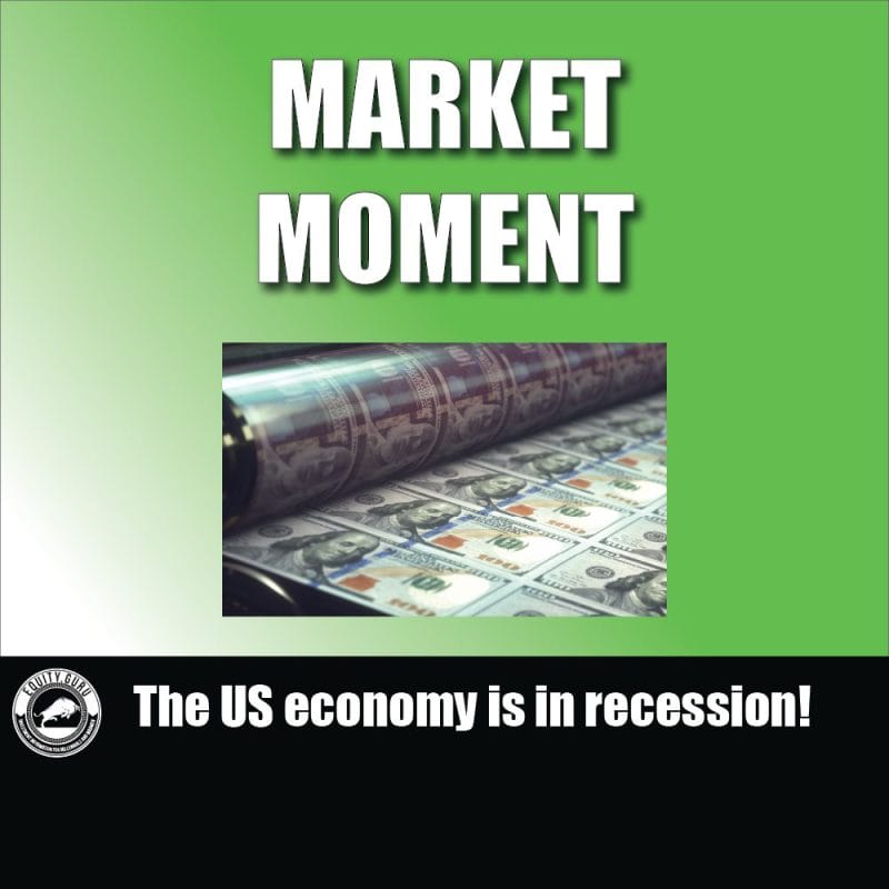 The US economy is in recession!