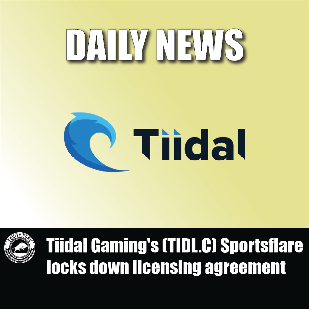 Tiidal Gaming's (TIDL.C) Sportsflare locks down licensing agreement