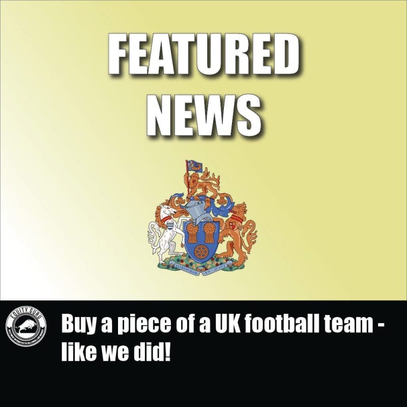 Buy a piece of a UK football team - like we did!