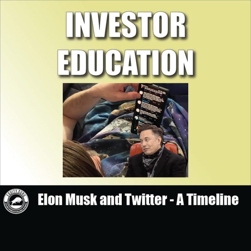 Elon Musk and Twitter - A Timeline