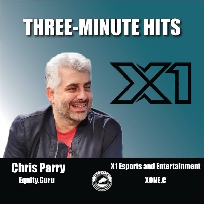 X1 Esports and Entertainment (XONE.C) - Three Minute Hits Video