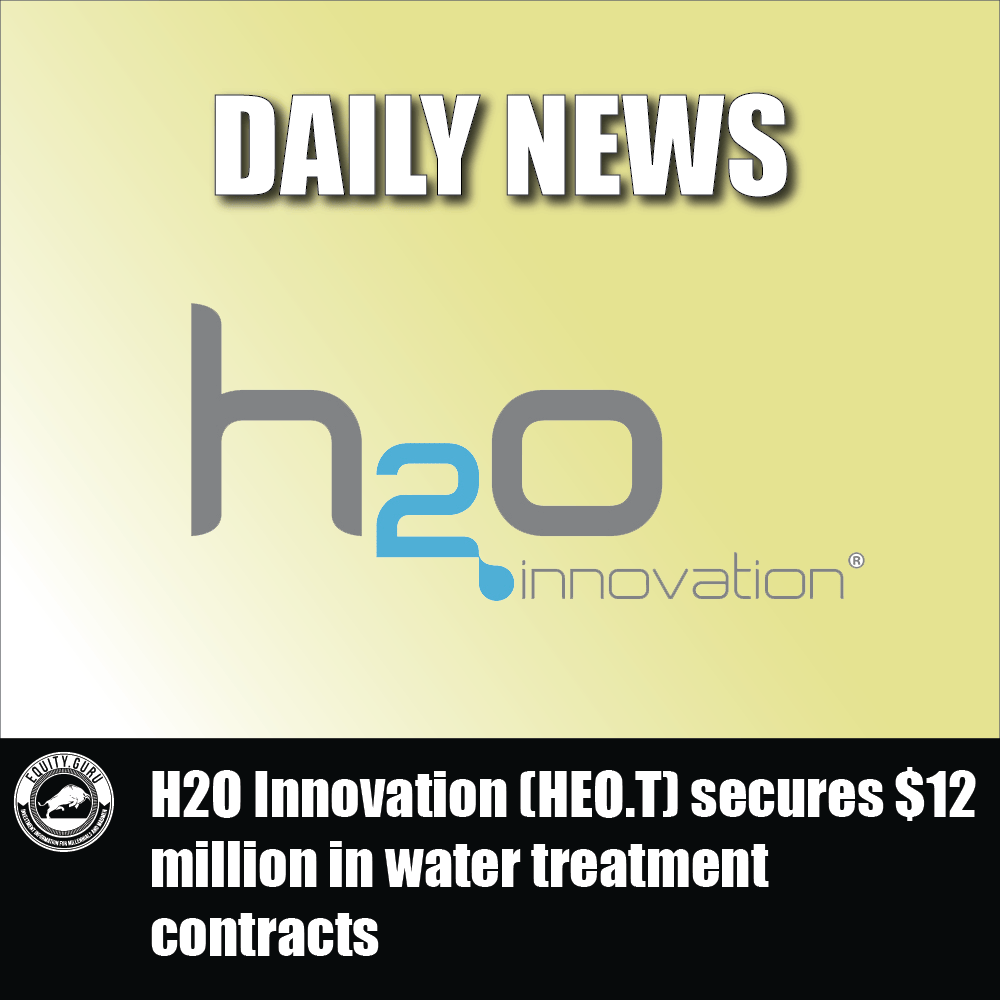 H2O Innovation (HEO.T) secures $12 million in water treatment contracts
