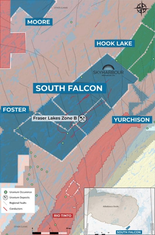 South Falcon Project Map