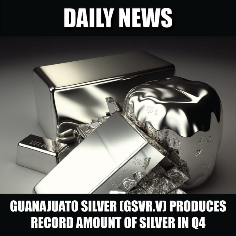 Guanajuato Silver (GSVR.V) produces record amount of silver in Q4