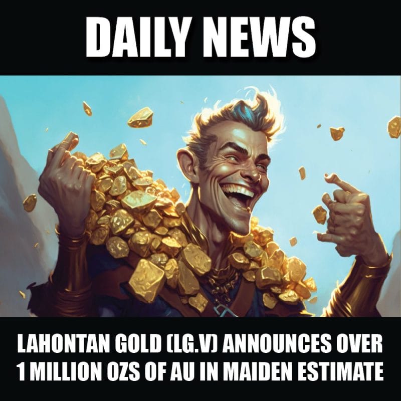 Lahontan Gold (LG.V) announces over 1 million ounces of gold in maiden estimate