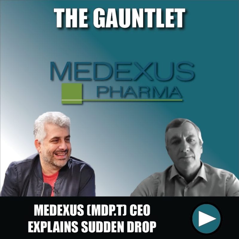 Medexus CEO explains sudden drop