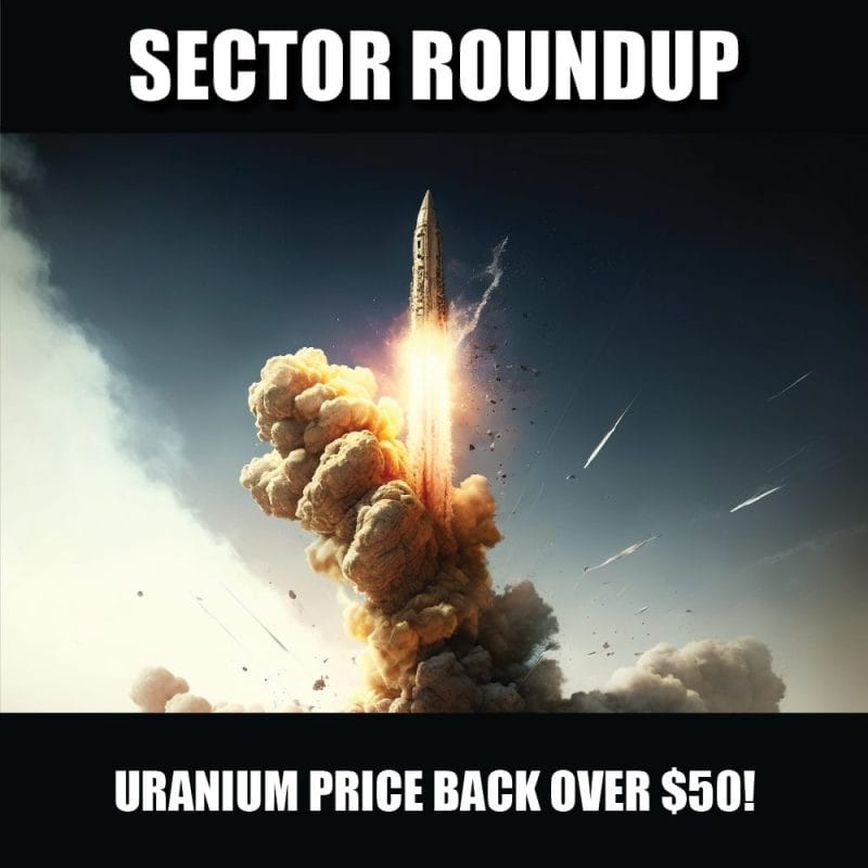 Uranium price back over $50!