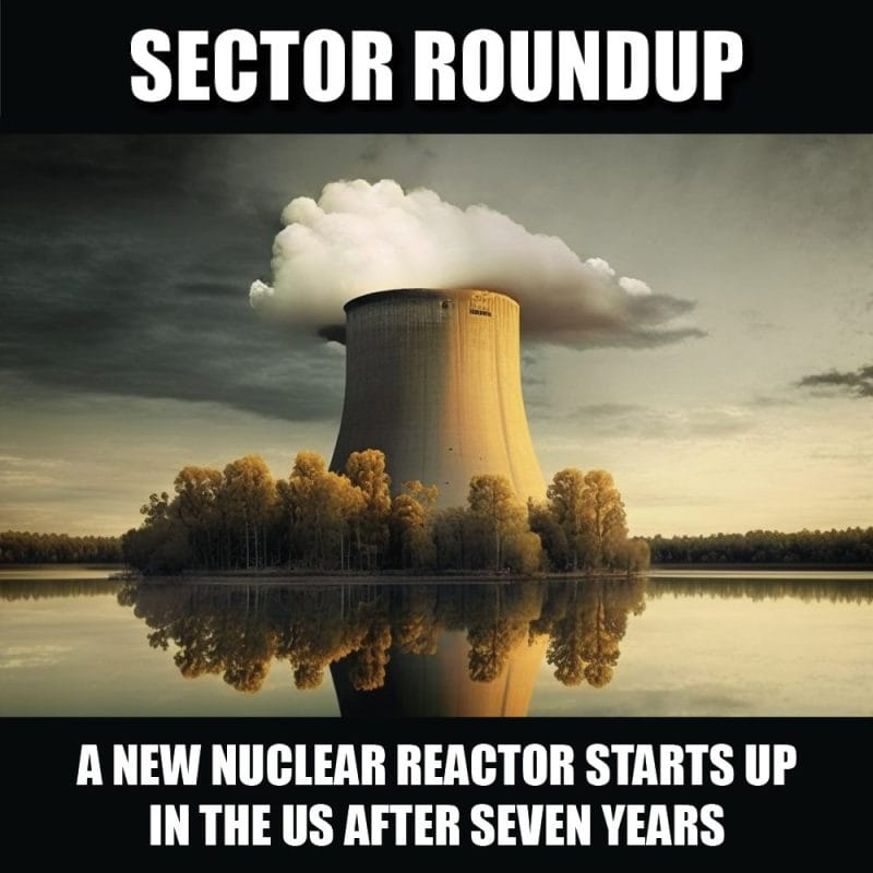 A new nuclear reactor starts up in the US after seven years