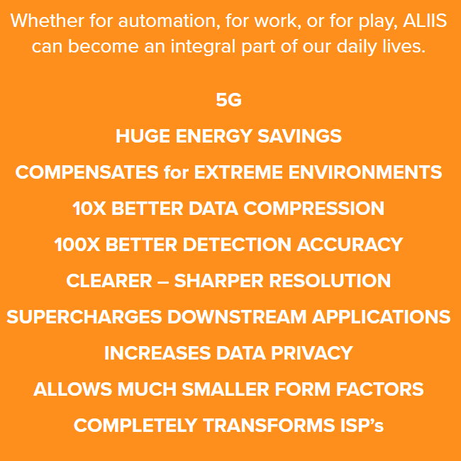 List of Allis technology advantages