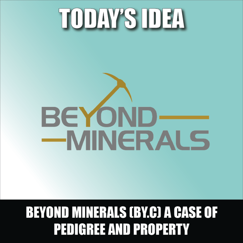 Beyond Minerals (BY.C) a case of pedigree and property