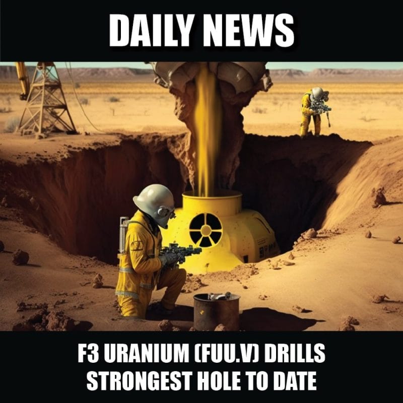 F3 Uranium (FUU.V) drills strongest hole to date
