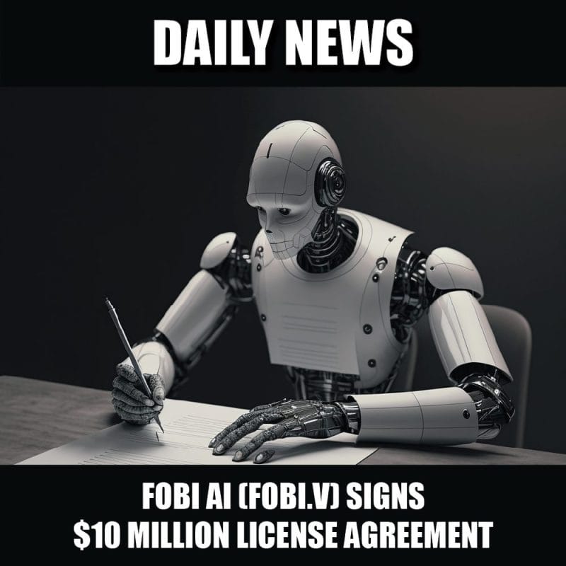 Fobi AI (FOBI.V) signs $10 million license agreement