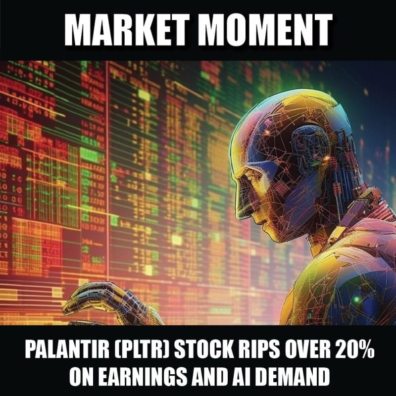 Palantir (PLTR) Stock Rips Over 20% On Earnings And Unprecedented AI ...