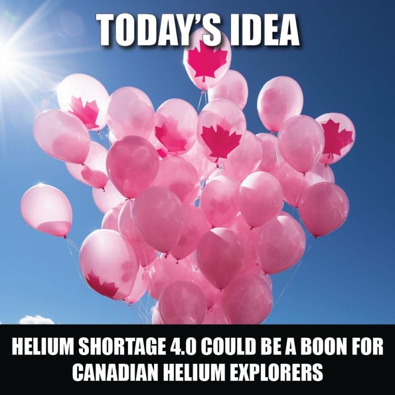 Helium Shortage 4.0 could be a boon for Canadian Helium Explorers