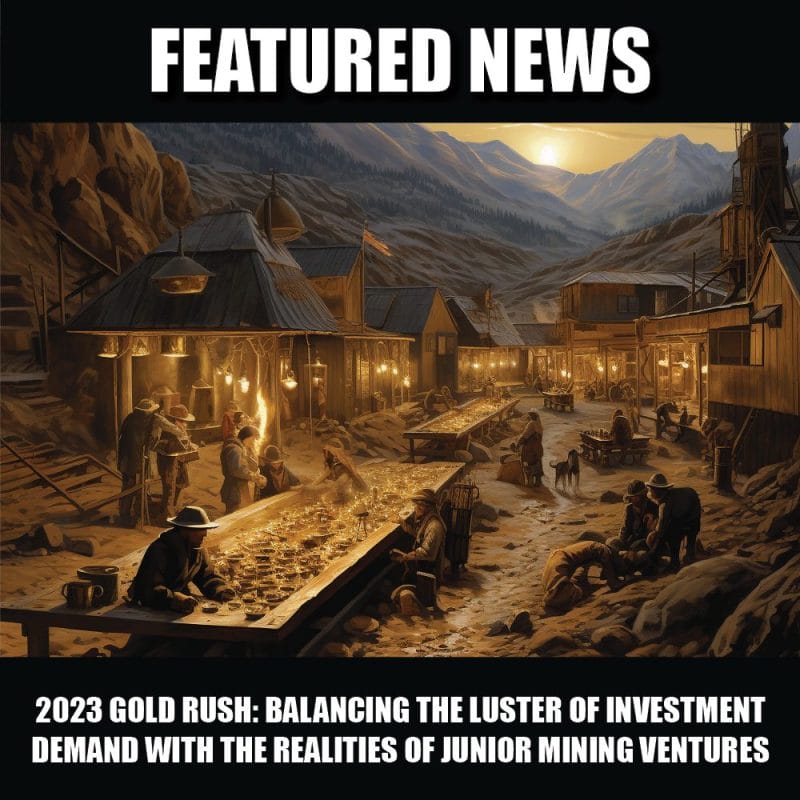 2023 Gold Rush Balancing the Luster of Investment Demand with the Realities of Junior Mining Ventures