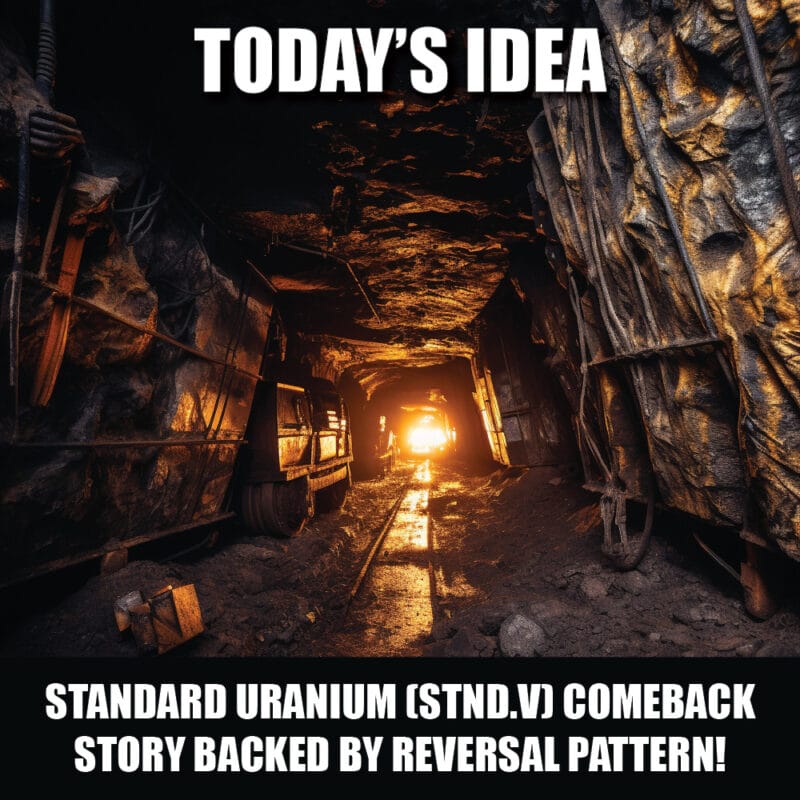Standard Uranium (STND.V) comeback story backed by reversal pattern!