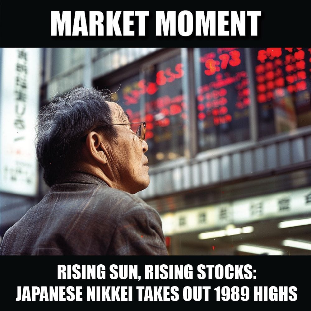 Rising Sun, Rising Stocks: Japanese Nikkei takes out 1989 highs