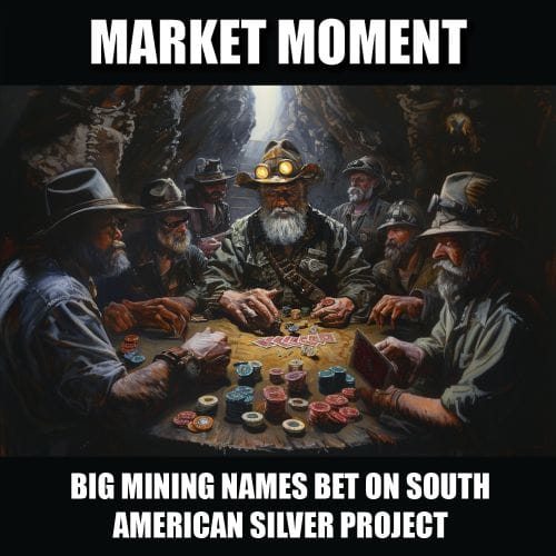 Big mining names bet on South American silver project