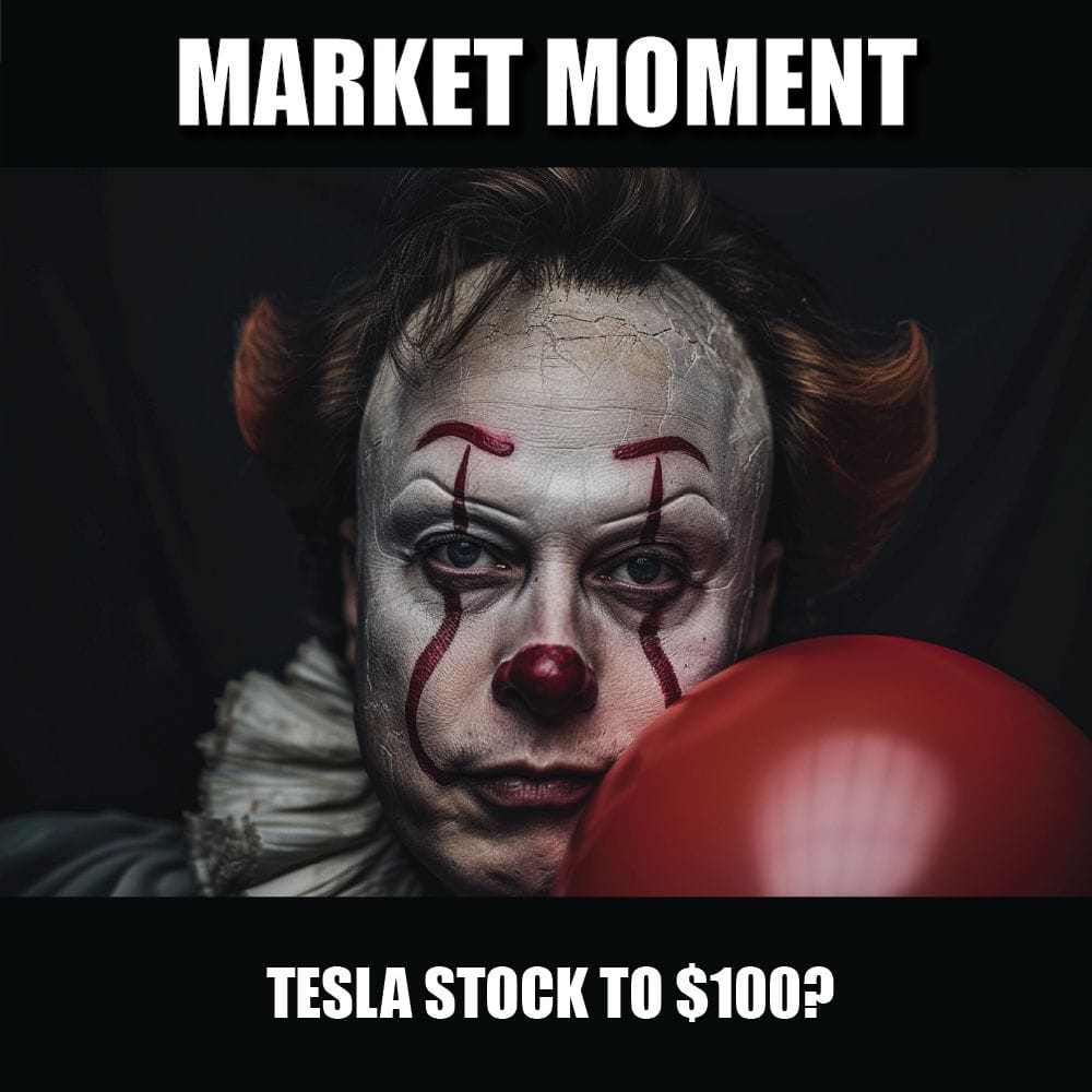 Tesla stock to $100?